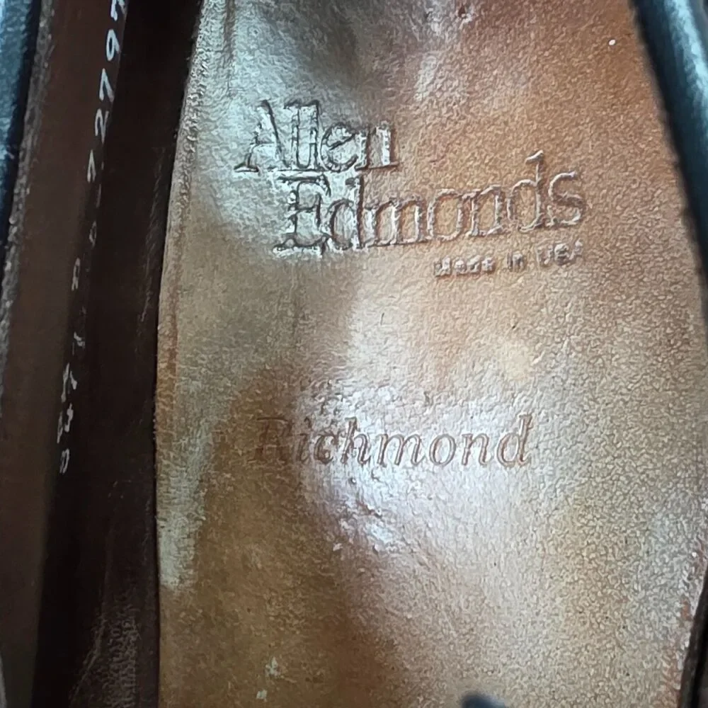 Allen Edmonds Men’s Richmond Wingtip Shoes Size 9.5D Burgundy